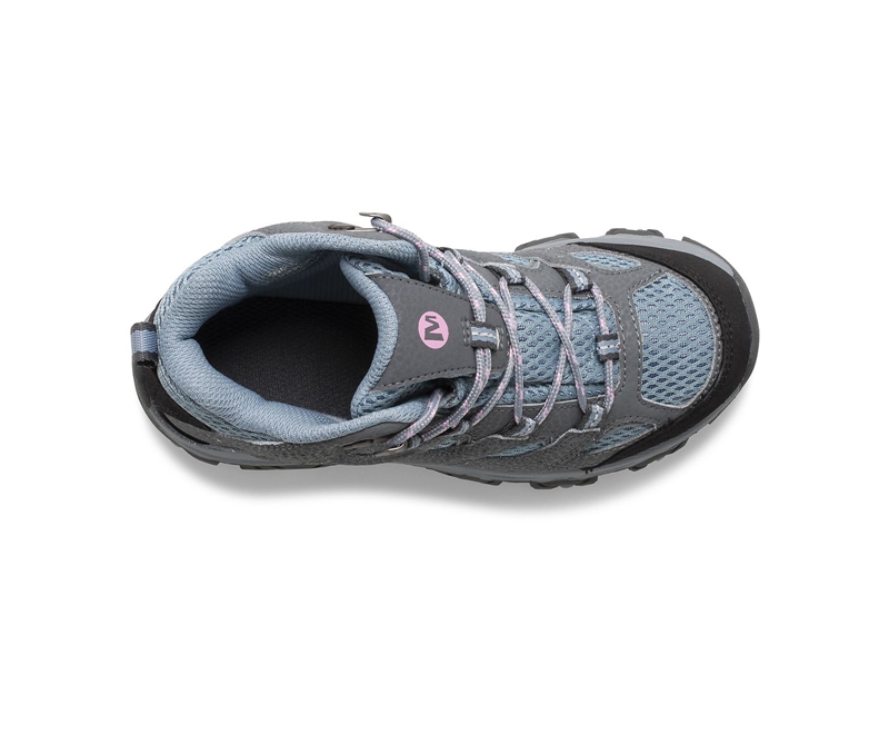 Merrell Moab 3 Mid Kids' Waterproof Boots Dark Grey | 3027-IFSOC