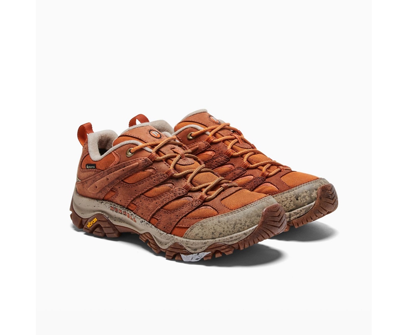 Merrell Moab 3 Smooth GORE-TEX® Men's Hiking Shoes Orange | 1984-UYRVL