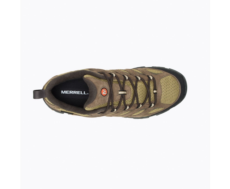 Merrell Moab 3 Wide Width Men's Hiking Shoes Brown | 8195-BMDOQ