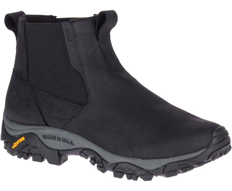 Merrell Moab Adventure Chelsea Polar Men's Casual Boots Black | 5781-QUIPB