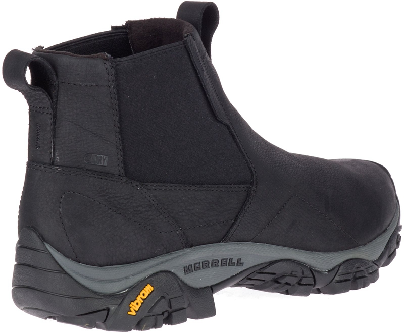 Merrell Moab Adventure Chelsea Polar Men's Casual Boots Black | 5781-QUIPB