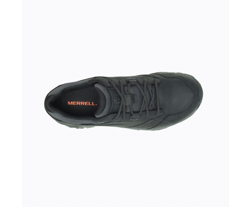 Merrell Moab Adventure Lace Wide Width Men's Sneakers Black | 7921-JZXVC