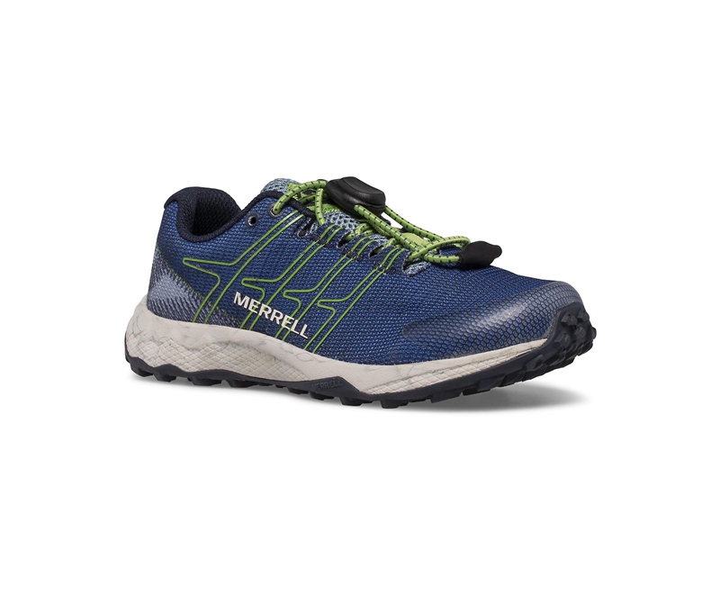 Merrell Moab Flight Low A/C Kids' Slip Ons Navy | 4136-ATLYC