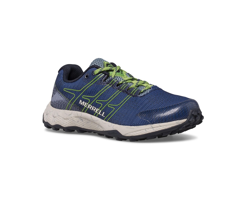 Merrell Moab Flight Low Kids' Slip Ons Navy | 9632-RXCOH