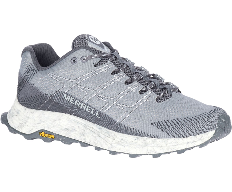 Merrell Moab Flight Wide Width Men's Running Shoes Grey | 2403-NZVXE