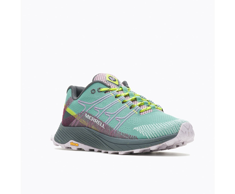 Merrell Moab Flight Women's Trail Running Shoes Turquoise | 9057-WIQPT