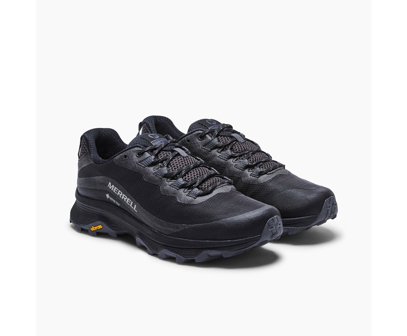 Merrell Moab Speed GORE-TEX® Men's Hiking Shoes Black | 2945-JSMHT