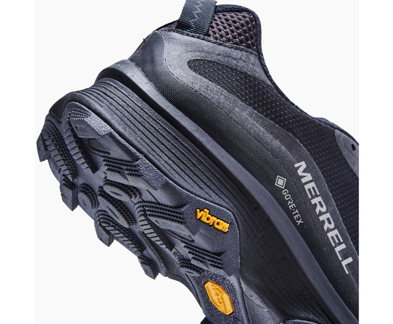 Merrell Moab Speed GORE-TEX® Men's Hiking Shoes Black | 2945-JSMHT