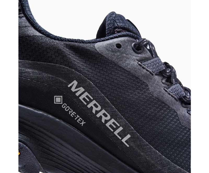 Merrell Moab Speed GORE-TEX® Wide Width Women's Hiking Shoes Black | 4712-MKLGY