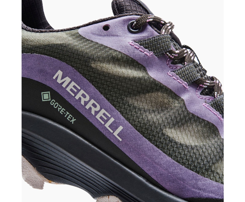 Merrell Moab Speed GORE-TEX® Women's Hiking Shoes Purple | 4123-XLCQB