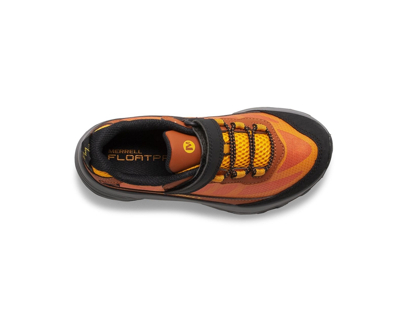 Merrell Moab Speed Low A/C Kids' Hiking Shoes Orange / Black | 8950-EVRUB