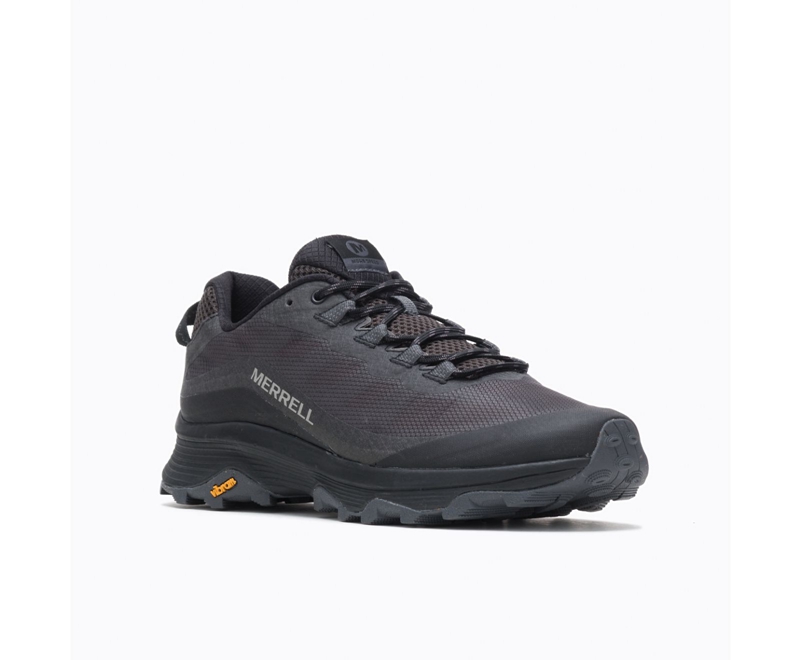 Merrell Moab Speed Men's Sneakers Black | 6783-KQUGJ