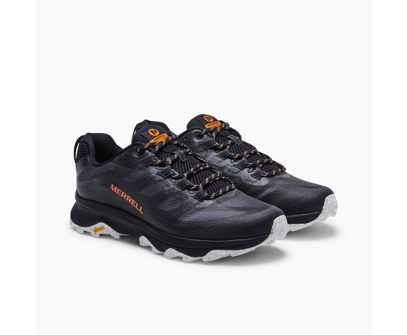 Merrell Moab Speed Men's Sneakers Black | 7490-NCJUQ