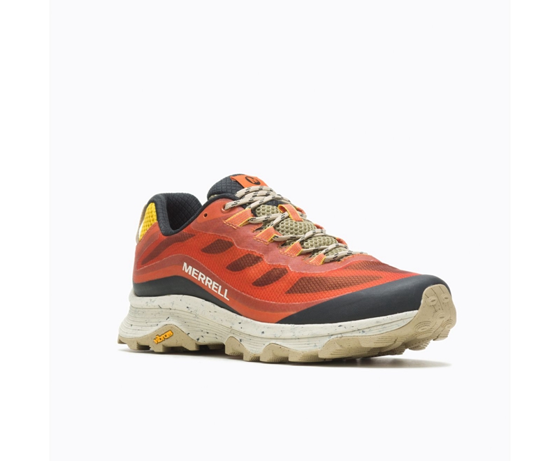 Merrell Moab Speed Men's Sneakers Orange | 8694-MTLIC