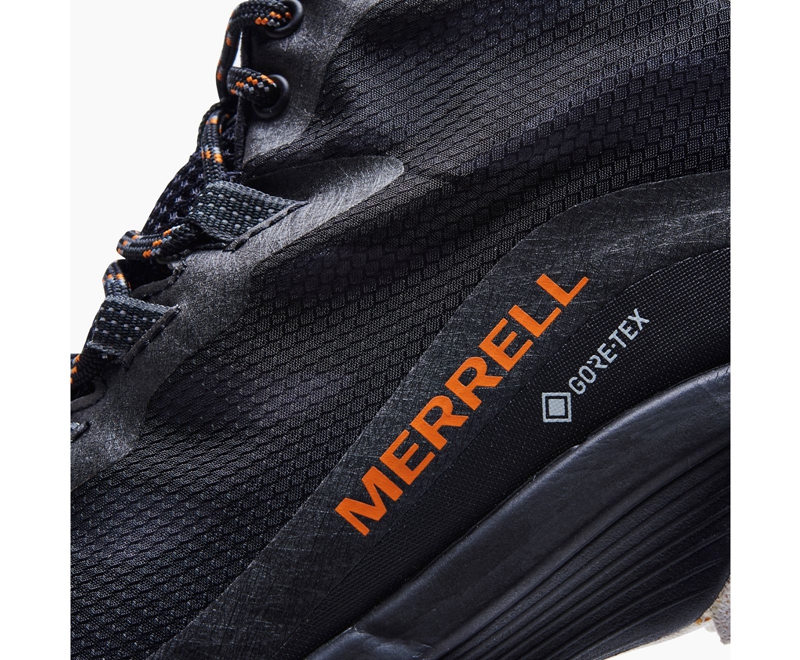 Merrell Moab Speed Mid GORE-TEX® Men's Work Boots Black | 4183-QRUYK