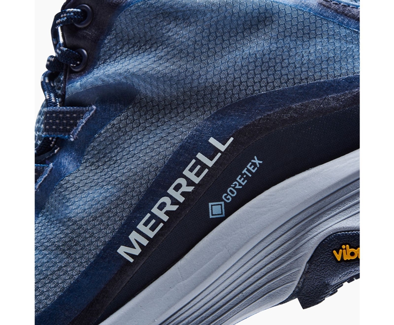 Merrell Moab Speed Mid GORE-TEX® Women's Casual Boots Navy | 0847-ZMEJX