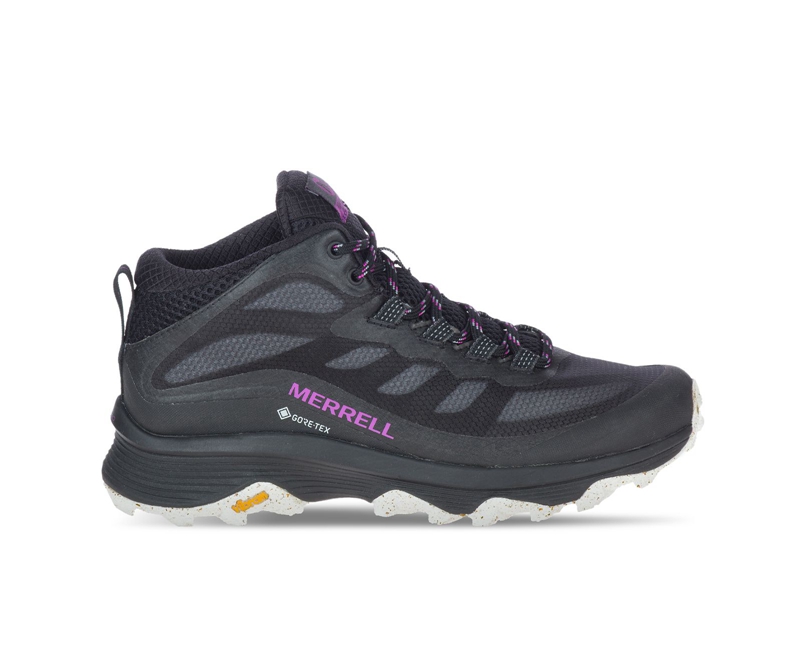 Merrell Moab Speed Mid GORE-TEX® Women\'s Winter Boots Black | 5798-DGMLS