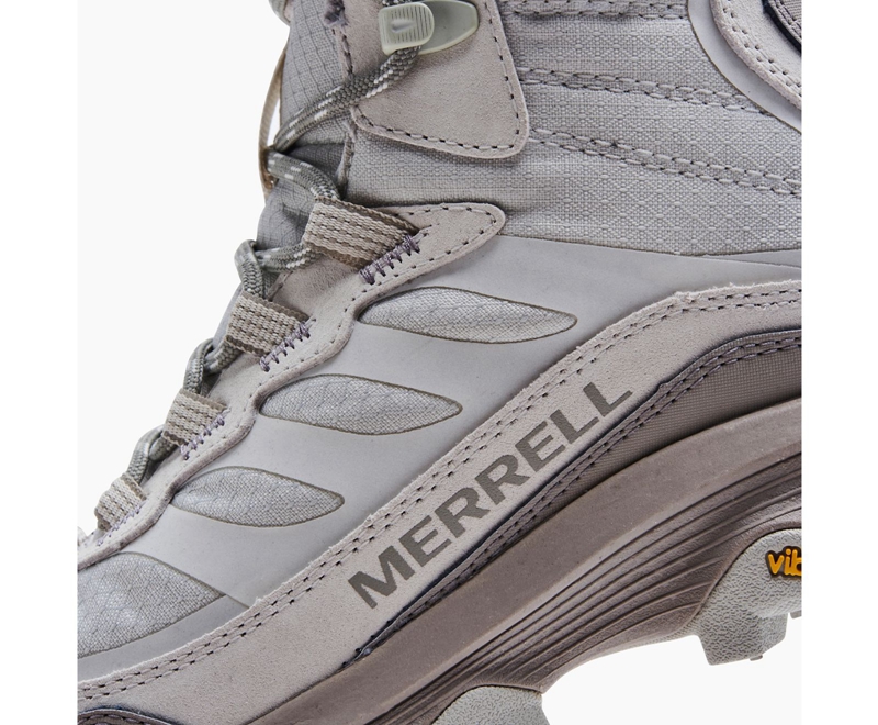 Merrell Moab Speed Thermo Mid Women's Hiking Boots Grey | 2083-UDJSK