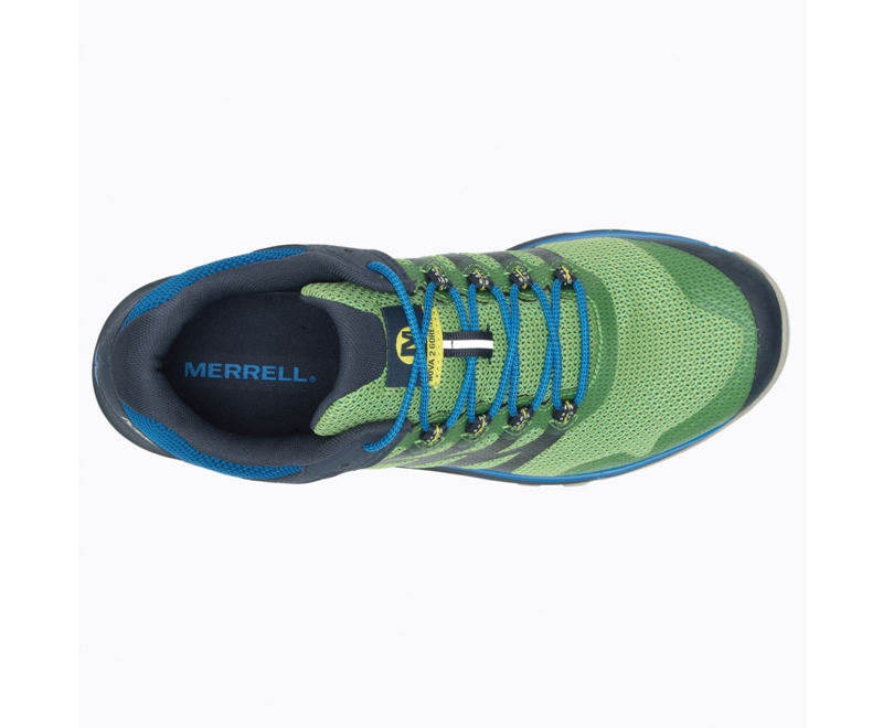 Merrell Nova 2 GORE-TEX® Men's Running Shoes Green | 5806-NZMGW