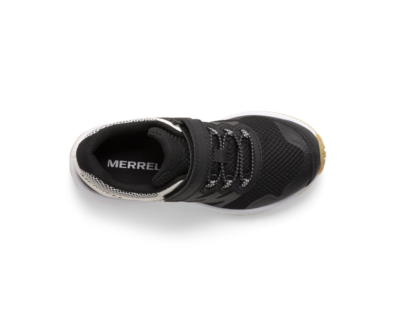 Merrell Nova 2 Kids' Sneakers Black / White | 6309-LEUFP