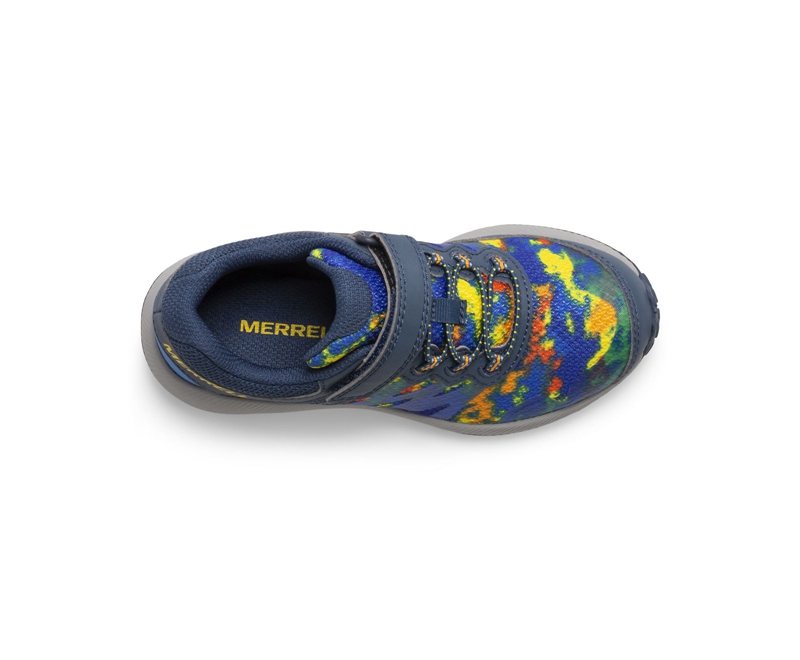 Merrell Nova 2 Kids' Sneakers Blue / Multicolor | 5761-GJQFH