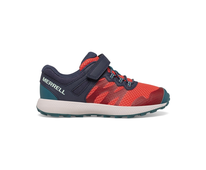 Merrell Nova 2 Kids\' Sneakers Navy / Coral | 5103-WGJZT