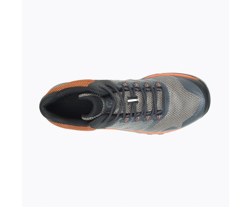 Merrell Nova 2 Mid Men's Running Shoes Grey | 0185-FEBNV