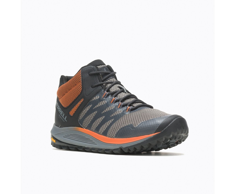 Merrell Nova 2 Mid Men's Running Shoes Grey | 0185-FEBNV