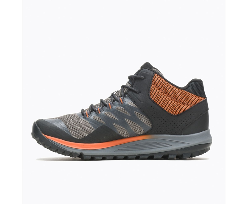 Merrell Nova 2 Mid Men's Running Shoes Grey | 0185-FEBNV