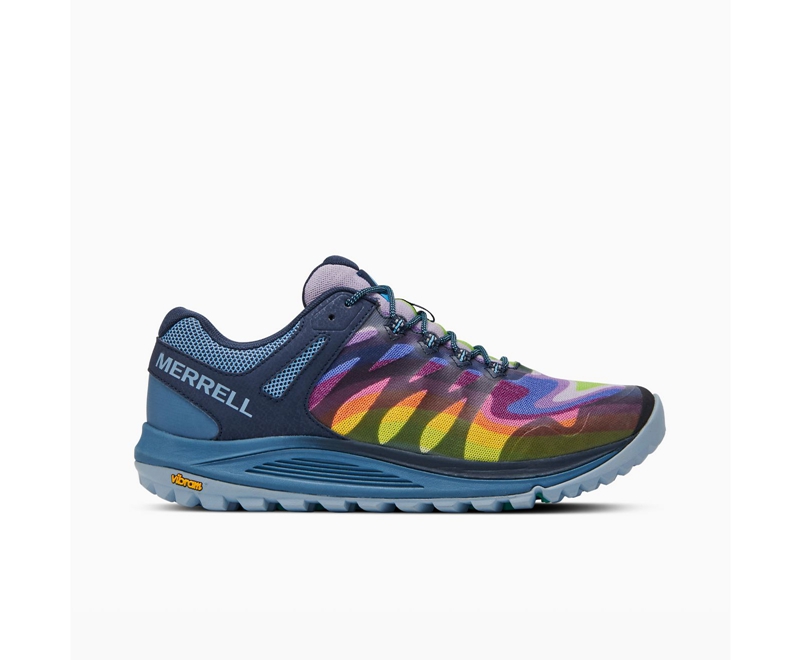 Merrell Nova 2 Rainbow Men\'s Running Shoes Multicolor | 6381-IUDJO