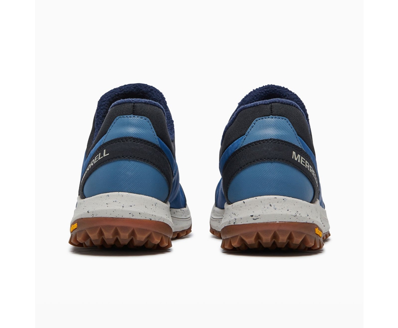 Merrell Nova Moc Men's Slip Ons Navy | 1508-HUXIC