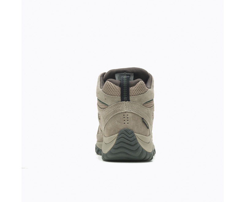 Merrell Oakcreek Mid Men's Work Boots Olive | 3041-JEYPX