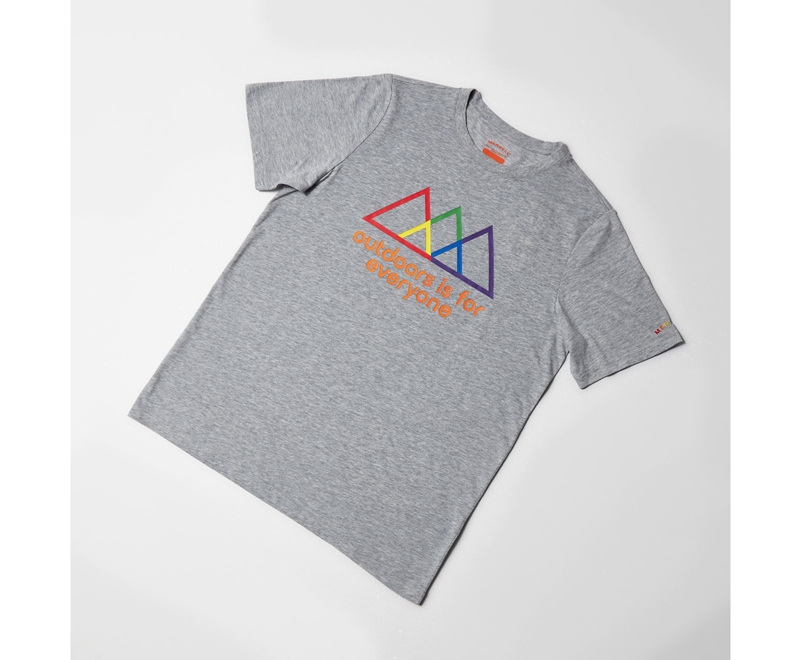 Merrell Outdoors Is For Everyone Women's T Shirts Grey | 2397-JFRUI