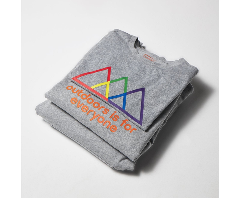 Merrell Outdoors Is For Everyone Women's T Shirts Grey | 2397-JFRUI