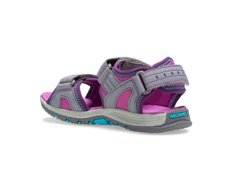 Merrell Panther 2.0 Kids' Sandals Grey | 1720-VXKDY