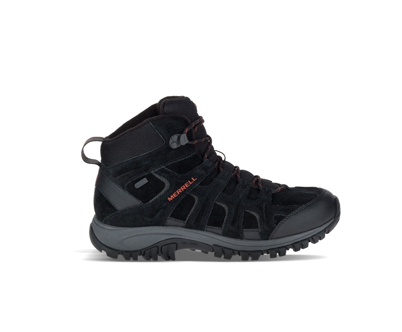 Merrell Phoenix 2 Mid Thermo Men\'s Hiking Boots Black | 6298-KZDYV