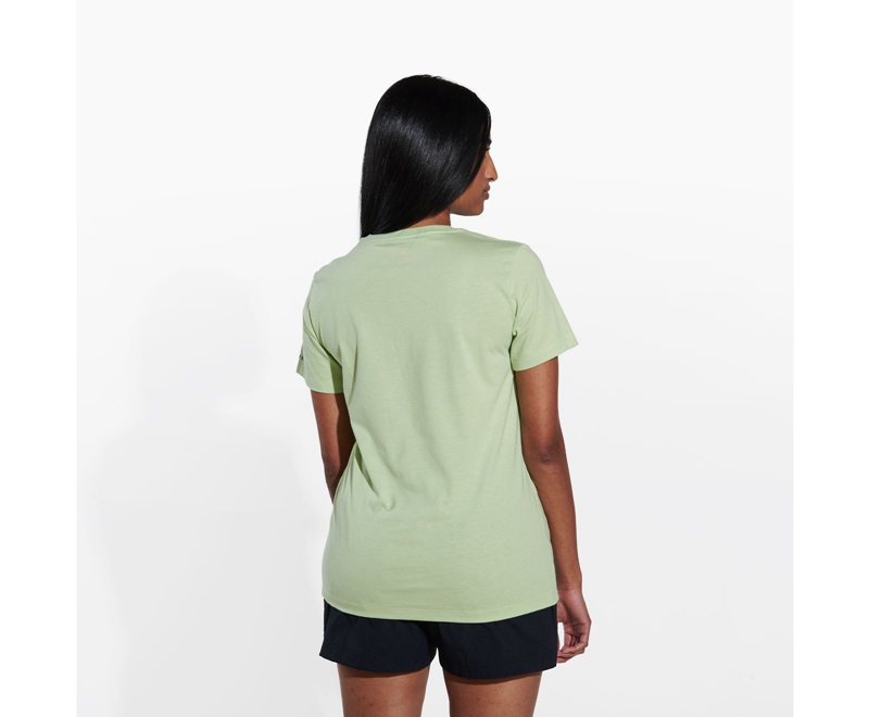 Merrell Rise and Shine Crew Women's T Shirts Green | 9341-VNWIO