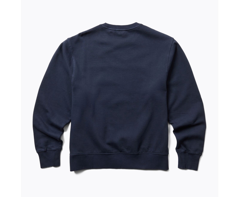 Merrell Scout Crew Men's Sweatshirts Navy | 9348-EYGZI