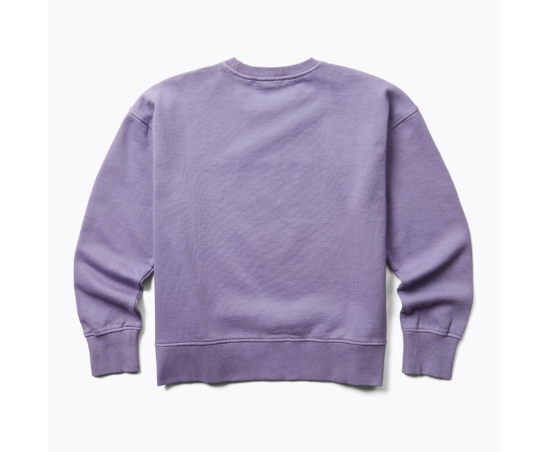 Merrell Scout Crew Women's Sweatshirts Purple | 0258-BYXKZ