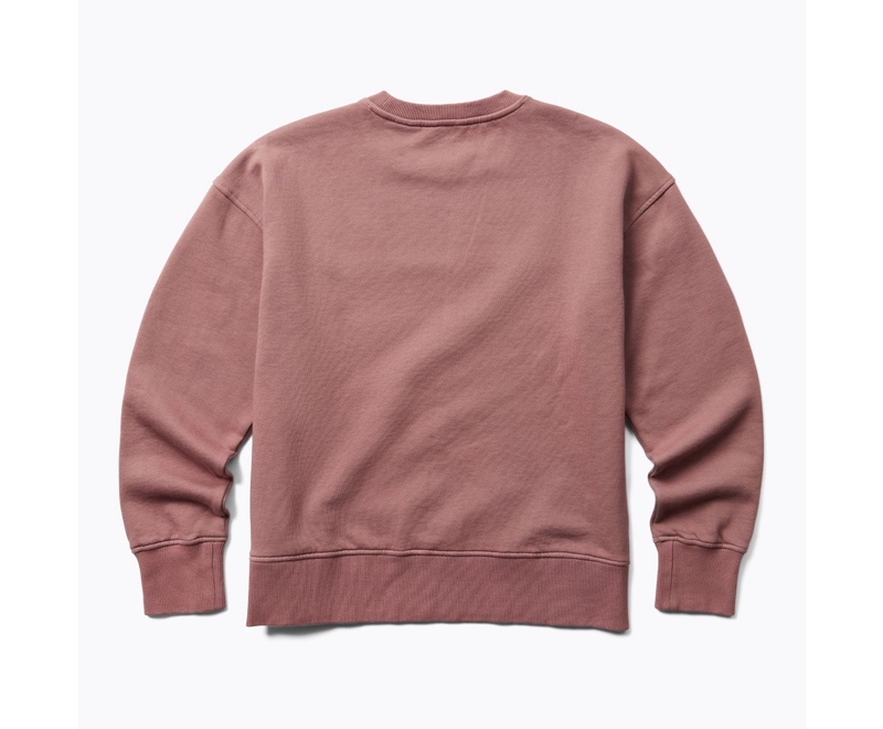 Merrell Scout Crew Women's Sweatshirts Rose | 7149-EXUQJ