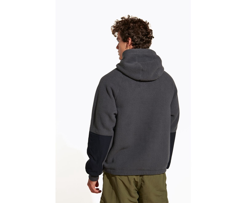 Merrell Sherpa Men's Hoodie Black | 7541-CHUTJ