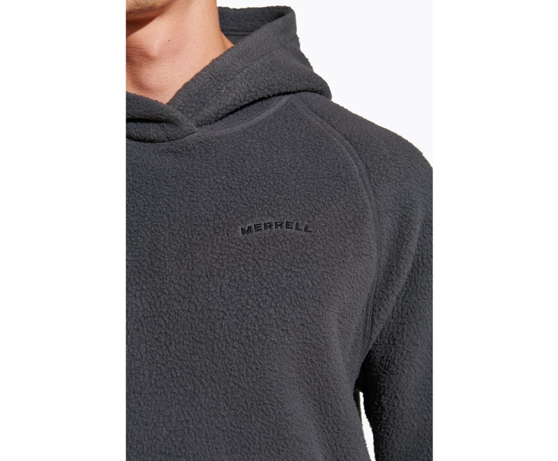 Merrell Sherpa Men's Hoodie Black | 7541-CHUTJ