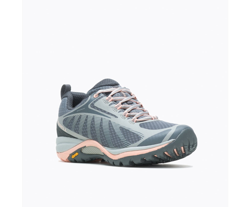 Merrell Siren Edge 3 Women's Hiking Shoes Coral | 0568-PHQWC