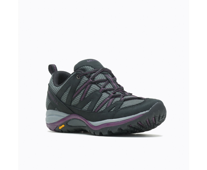 Merrell Siren Sport 3 Wide Width Women's Hiking Shoes Black | 0149-QWYZI