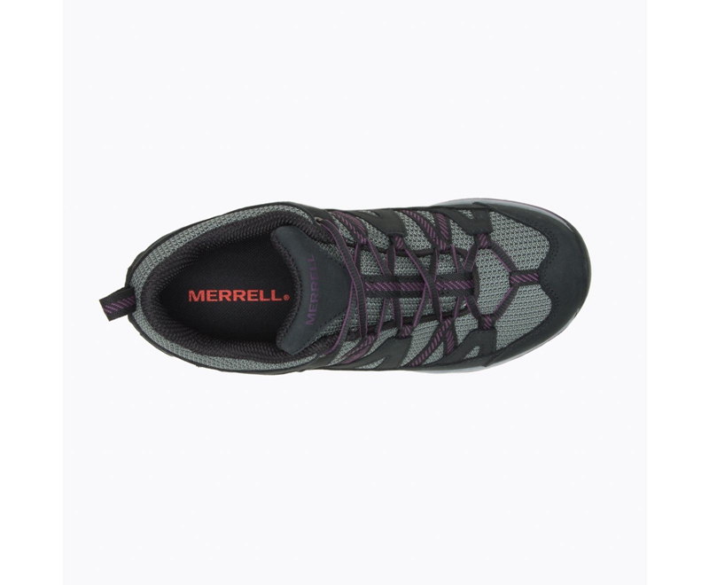 Merrell Siren Sport 3 Wide Width Women's Hiking Shoes Black | 3261-RAOJZ