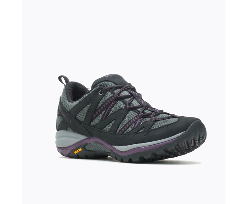 Merrell Siren Sport 3 Wide Width Women's Hiking Shoes Black | 3261-RAOJZ