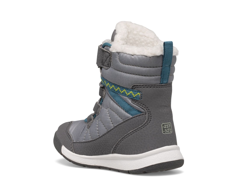 Merrell Snow Crush 3.0 Jr. Kids' Hiking Boots Grey | 8420-HMFQE