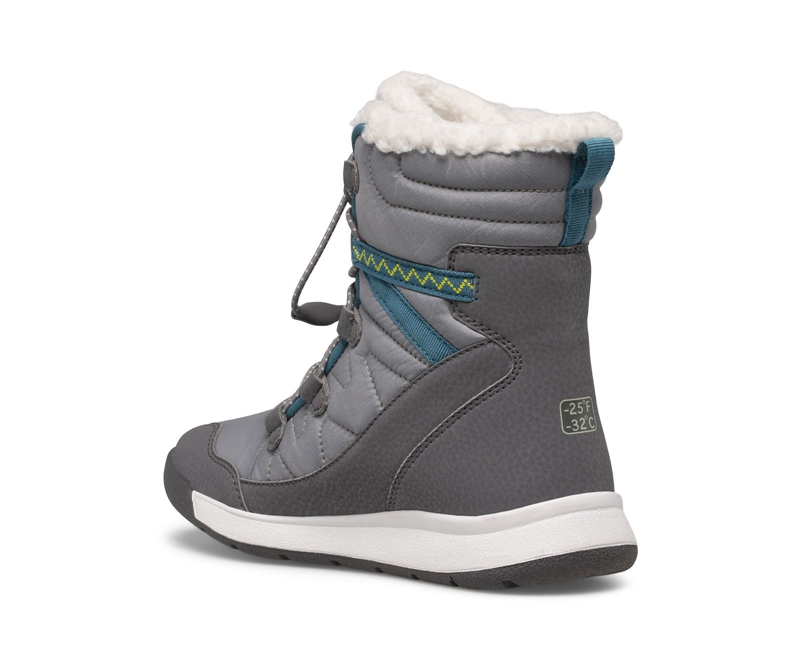 Merrell Snow Crush 3.0 Kids' Waterproof Boots Grey | 1307-FVCDE