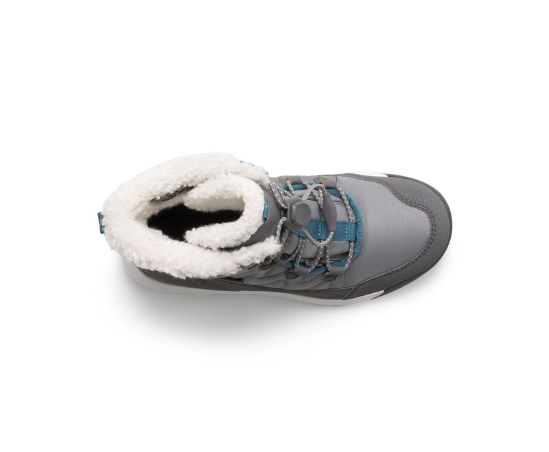 Merrell Snow Crush 3.0 Kids' Waterproof Boots Grey | 1307-FVCDE