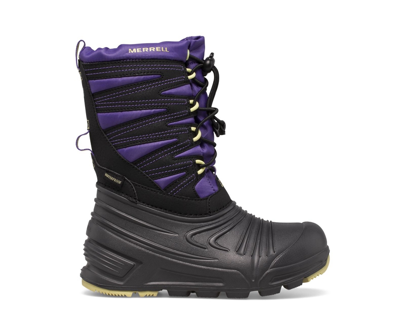 Merrell Snow Quest Lite 3.0 Kids\' Work Boots Purple | 1859-UDQXN